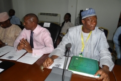 Mr. Yomi Ogunsola, DG, Kwara State Public –Private Partnership Office at the first convening of Kwara State Agricultural Modernization Master Plan implementation.